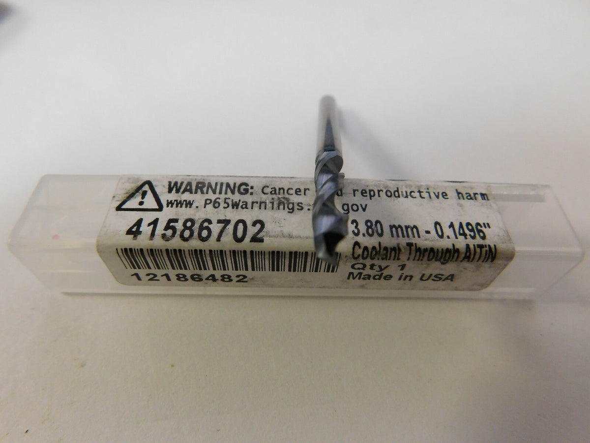 Accupro  3.8mm 140° Solid Carbide Jobber Drill 41586702