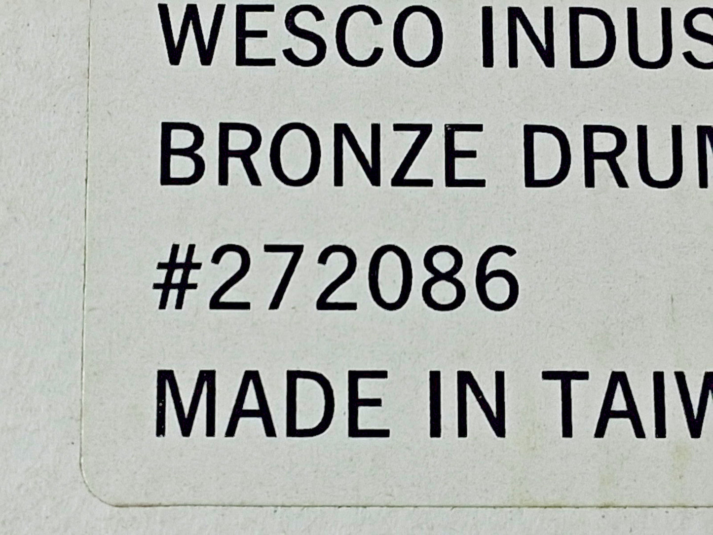 Wesco Industrial Products Drum Plug Wrench for 30 Gal & 55 Gal 272086