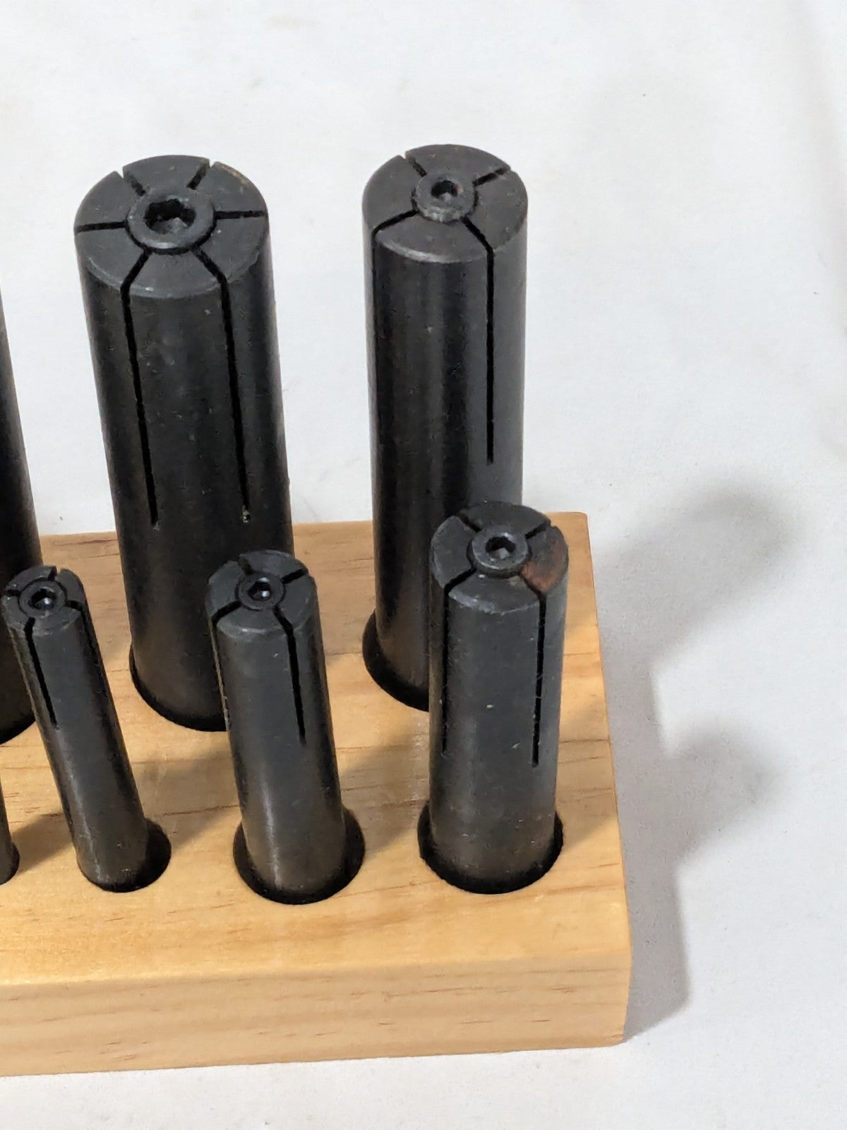 8 Piece 1/8" Increment Expanding Lathe Arbor Set: 1/4" To 1-1/4" 262-0108