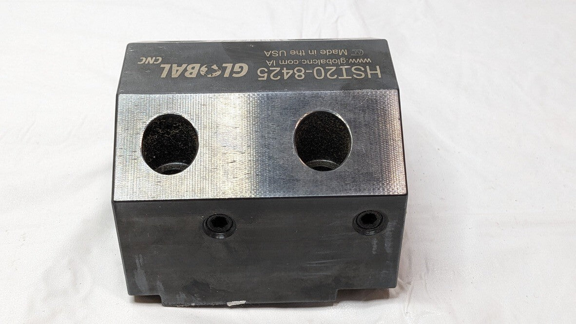 Global CNC HAAS 1" ID Static Tool Block External Coolant HST20-8425