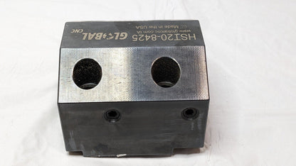 Global CNC HAAS 1" ID Static Tool Block External Coolant HST20-8425