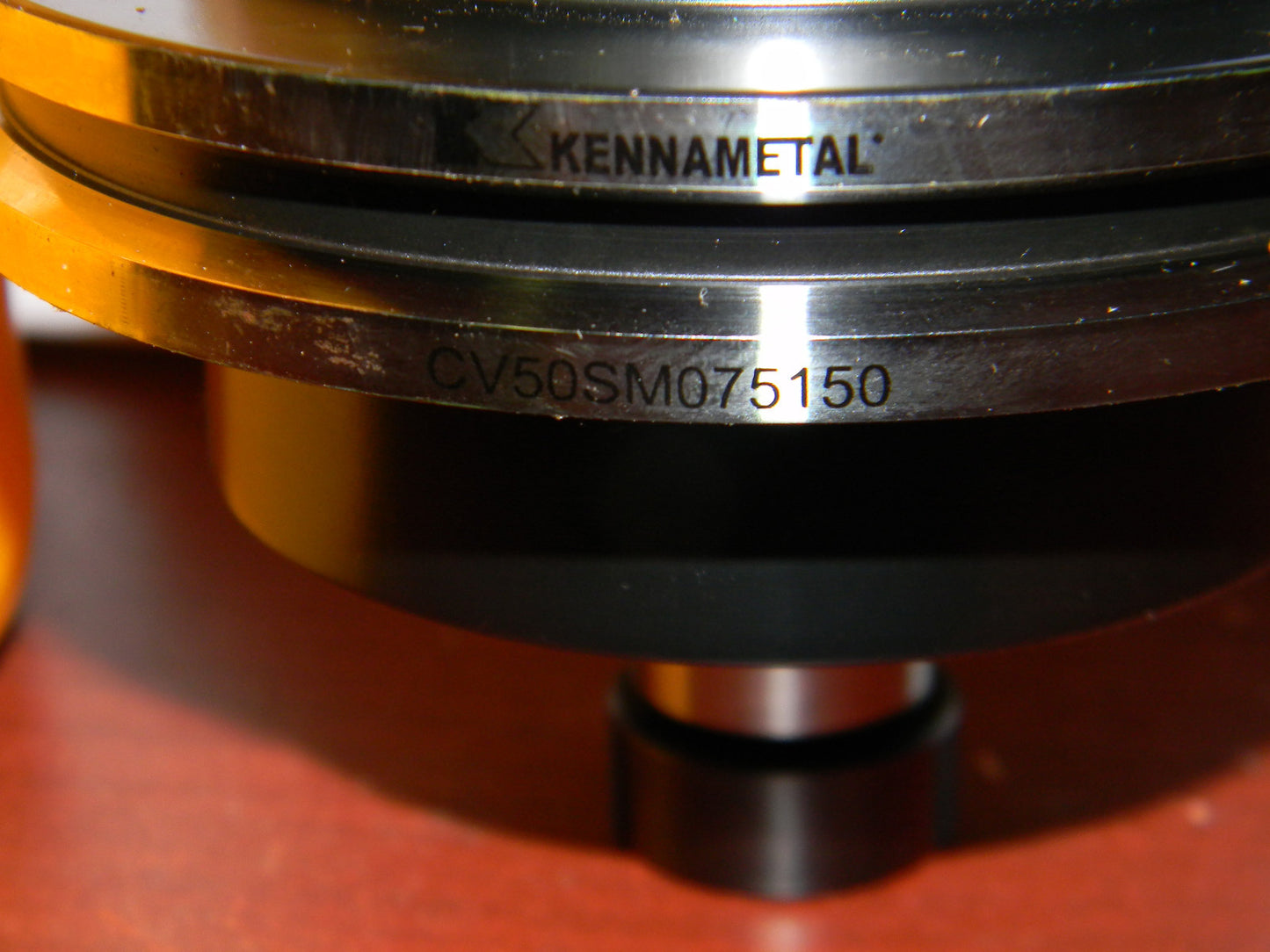 Kennametal 5/64"-1 x 3.263" x 2.360" CNC Collet Chuck Holder CV50