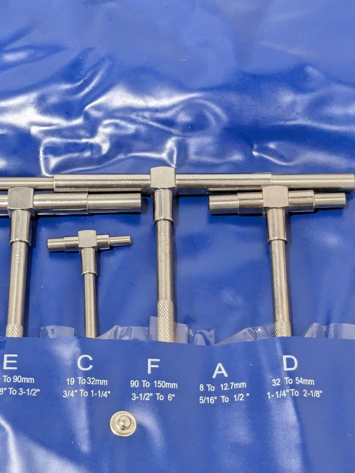 Telescoping Gage Set: 5/16 to 6″, 4 Pc 615-6610 INCOMPLETE
