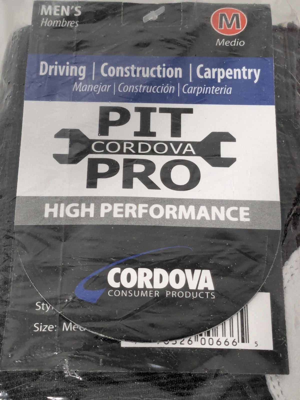 Cordova Gloves, Pit Pro Goatskin Double Palm Sz Med. 12 Pairs 77972