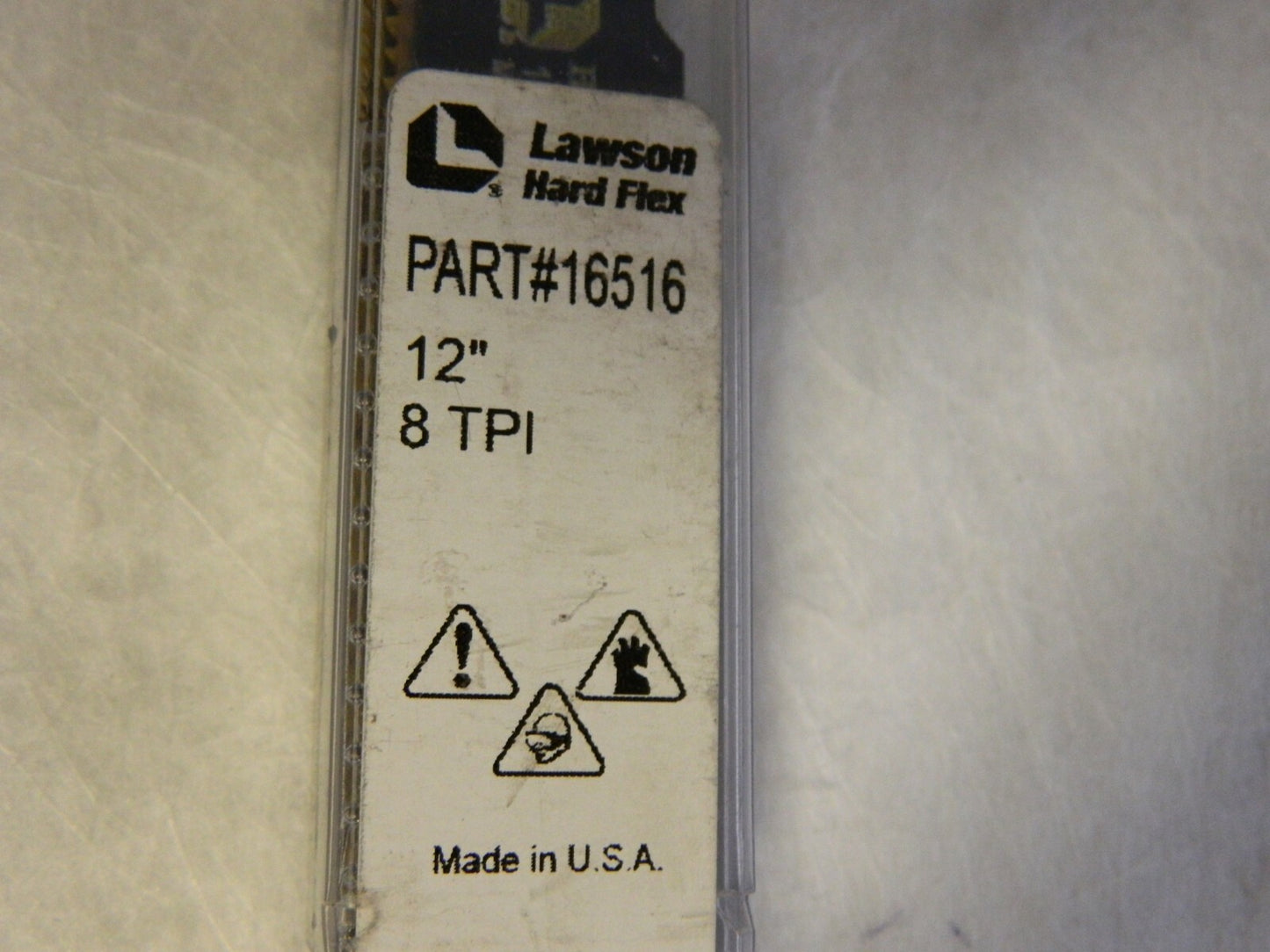 Lawson Hardflex Supertanium Reciprocating Saw Blade 12" 8TPI qTY 5 16516
