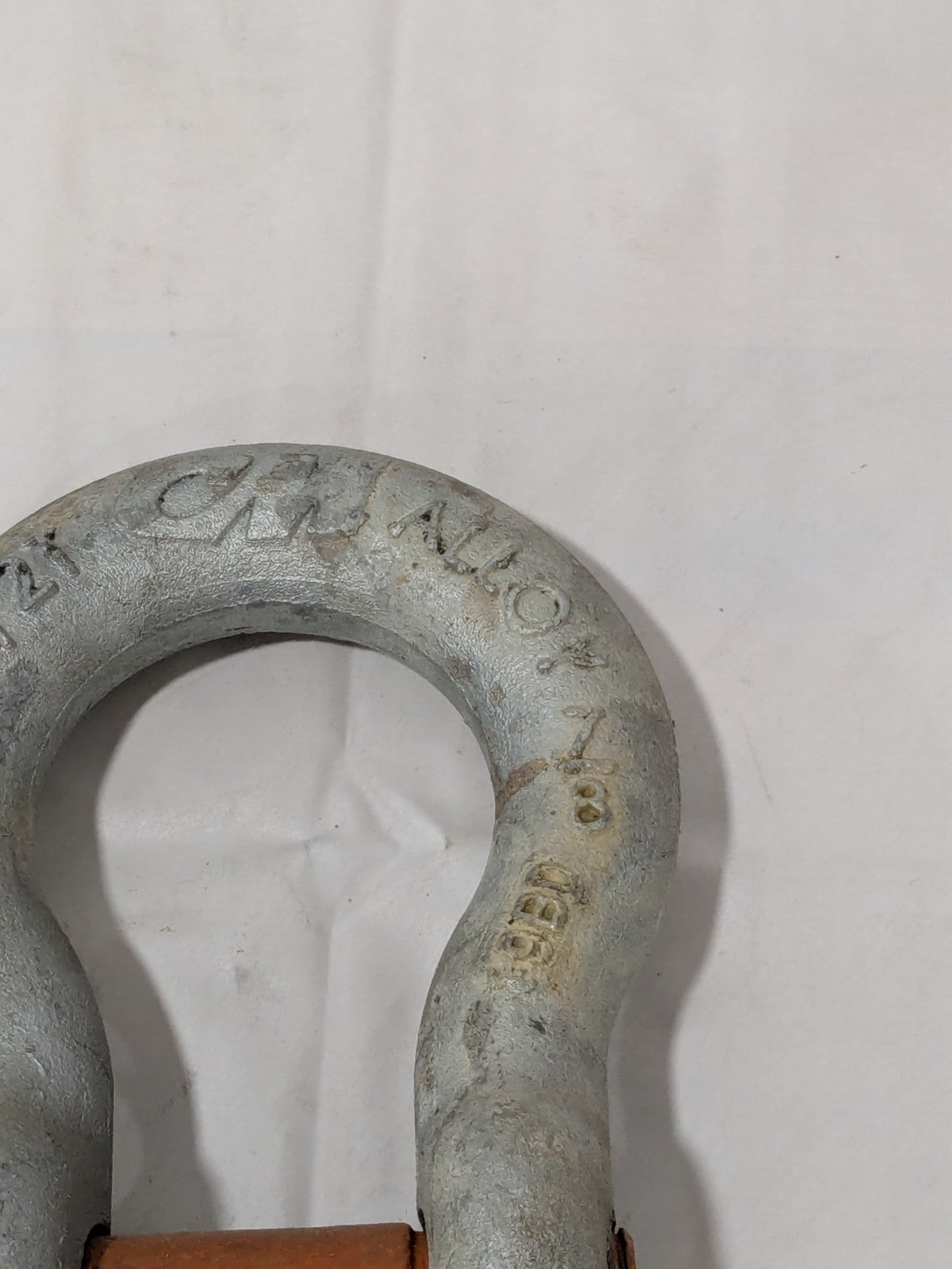 CM Screw Pin Anchor Shackle 9.5 Ton WLL, 7/8" Diameter, 1" Pin Galvanized M653AG