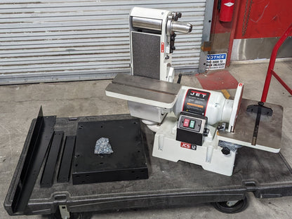 Jet Combination Belt Sander / Disc Grinder w/ Stand 1.5 HP 115v Parts / Repair