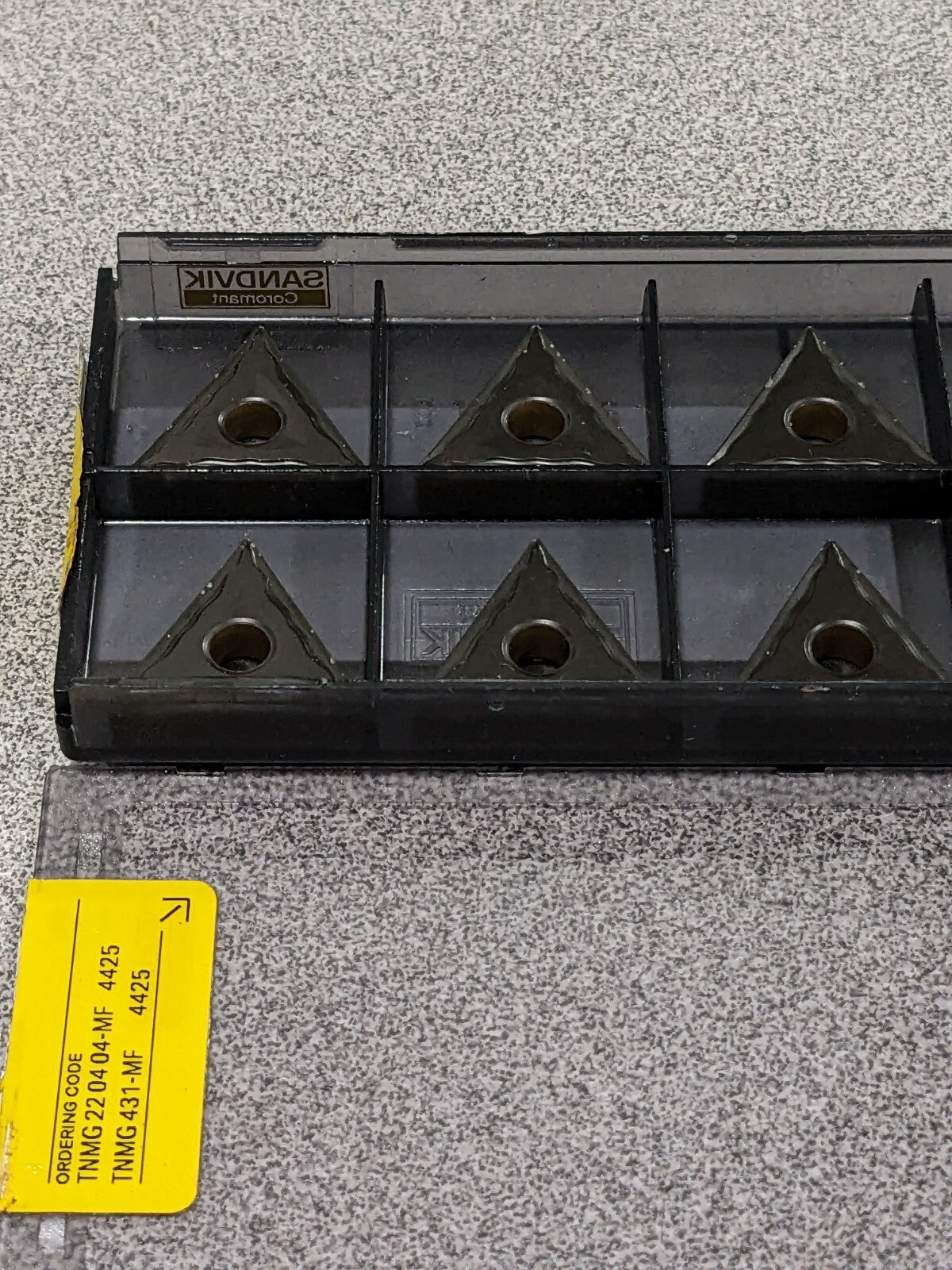 Sandvik Turning Insert: TNMG 22 04 04-MF 4425, Solid Carbide Qty 10 8019622