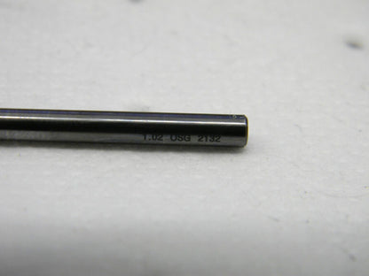 OSG Solid Carbide Micro Drill Bits QTY 5 0.0402" Dia 140 ° 3300102