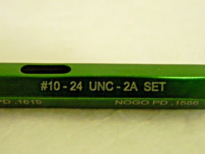 GF Gage Truncated Taperlock Thread Gage 10-24 Class 2A Go/No Go #S0190242AS