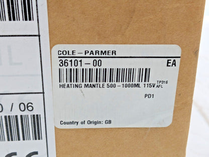 Cole-Parmer Flask/Funnel Heating Mantle 115V HM-200-SP-1000-115 36101-00