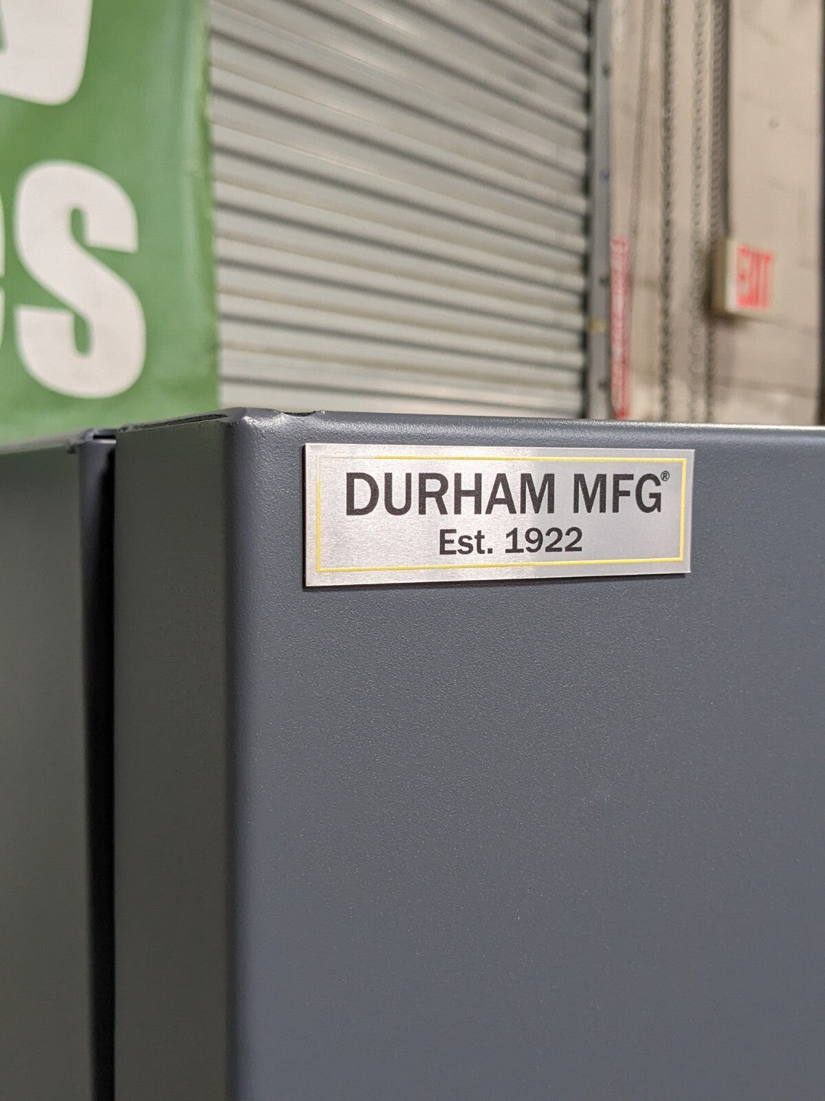 Durham Heavy Duty Storage Cabinet w/ Bins 4-Drawer 1-Shelf SCRATCH N DENT