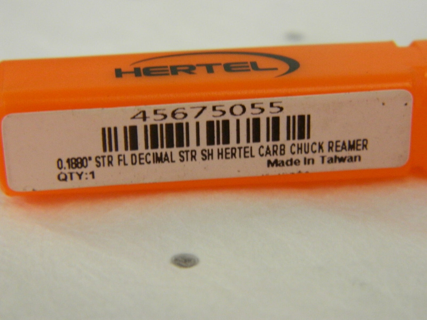 HERTEL Chucking Reamers qty 5: 0.188 Dia 2-3/4 OAL Solid Carbide 45675055