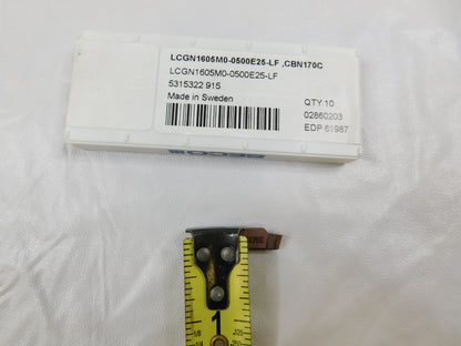 SECO 39774591MultiDirectional Turning InsertLCGN1605M0-0500E25LFS10S20 02860203