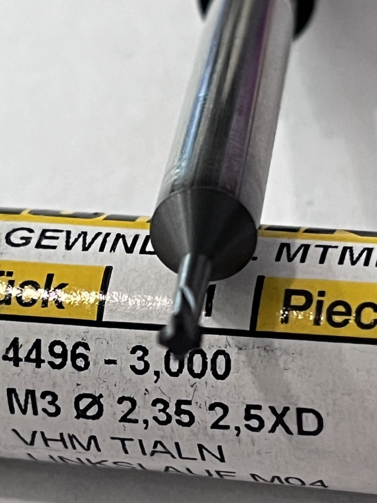 Guhring 4496_3.000 Mikro-Gewindefräser M3 Werksnorm 9044960030000