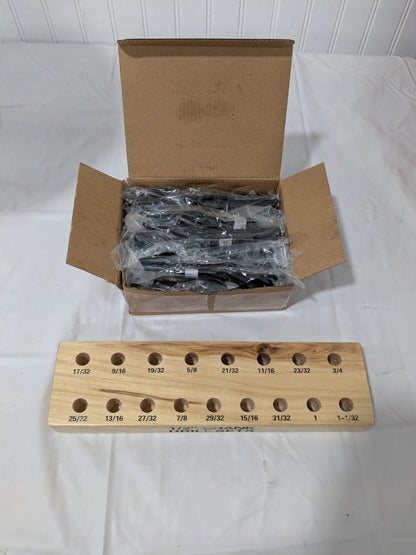 Interstate Reduced Shank Drill Bit Set: 17 Pc, 17/32 to 1-1/32", 118º 79981882