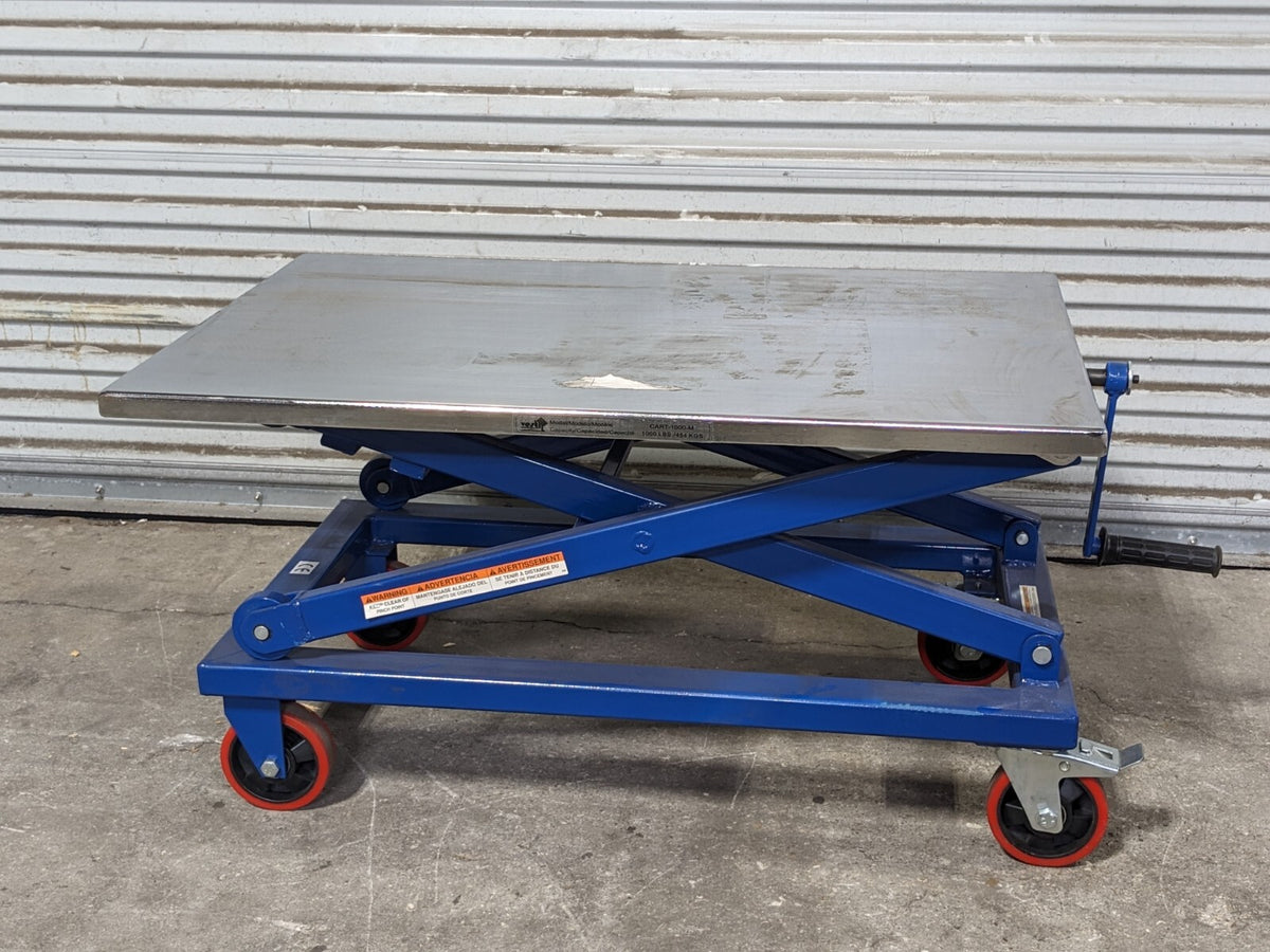 Vestil Mechanical Scissor Lift Cart 1000 lb Cap 40 x 26 Platform Parts / Repair