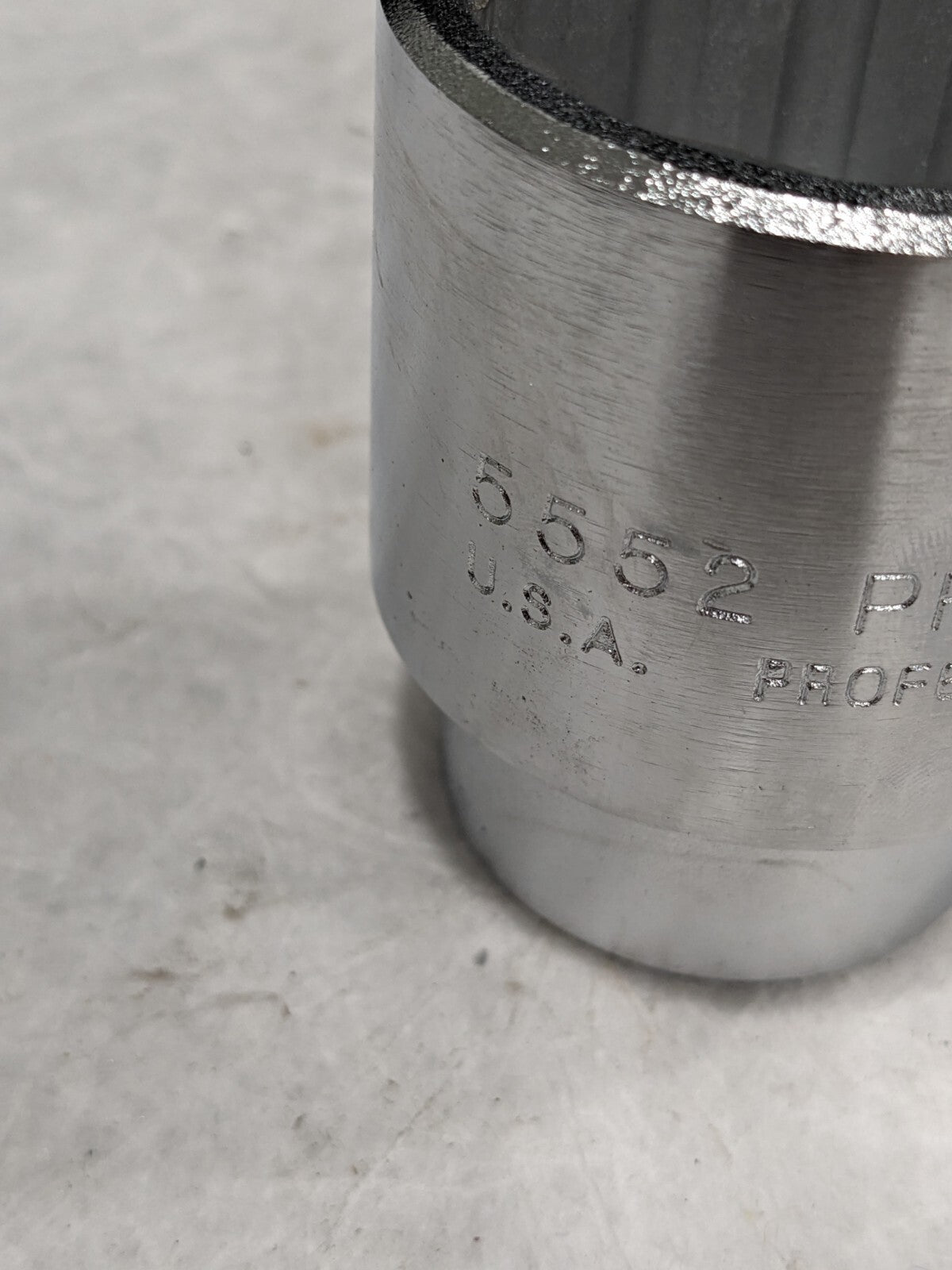 PROTO Hand Socket: 1-5/8" Socket, 12-Point Chrome-Plated J5552