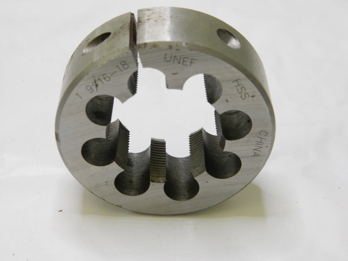 Interstate HSS Round Adjustable Die 1-9/16 - 18 UNEF 03947405