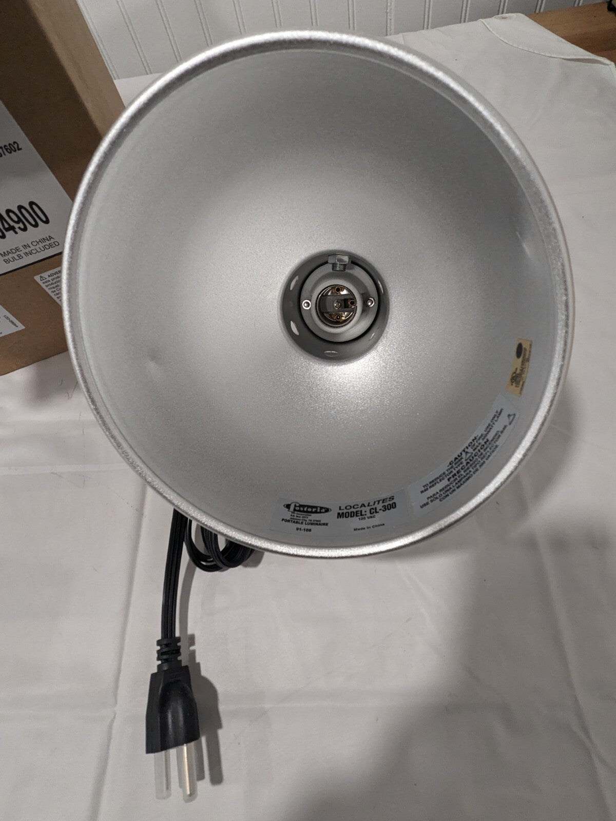 Fostoria Clamp Mount / Clamp On Utility Work Light, 120V 300W Max CL-300