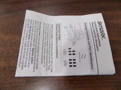 Lutron Skylark Slide Dimmer with Rocker Switch SF-10P-AL Almond