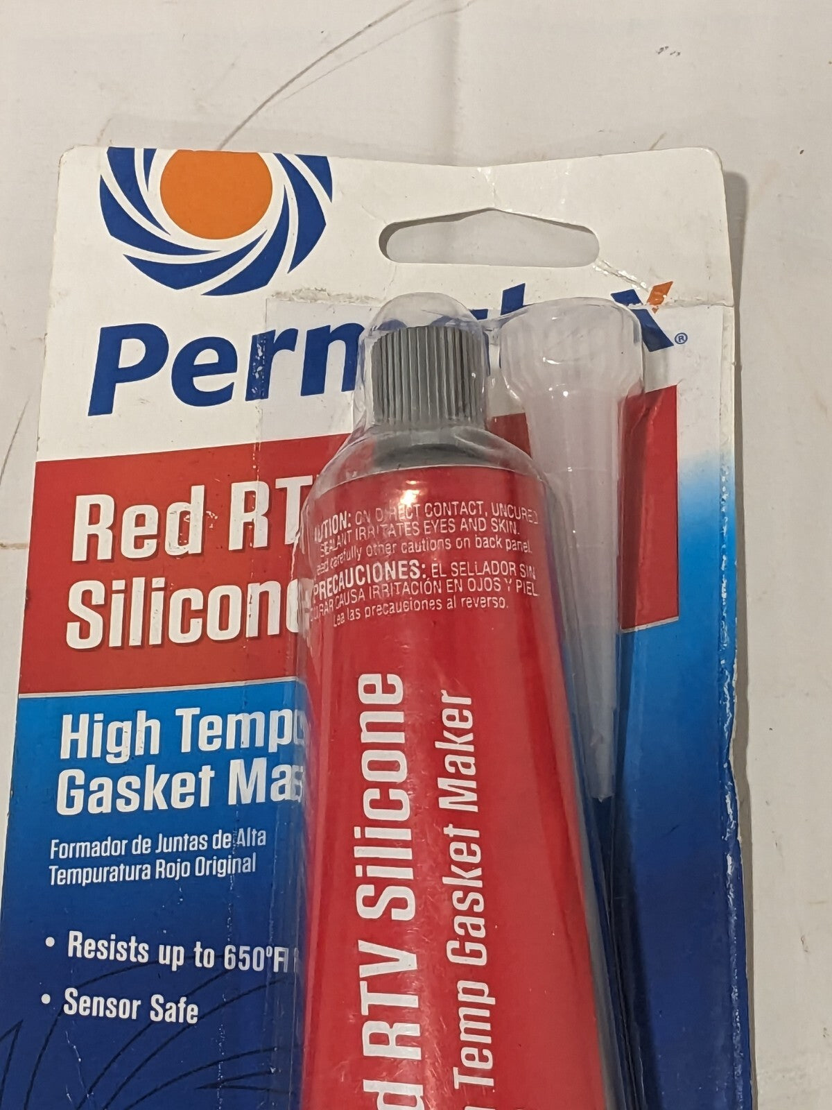 Permatex High-Temp Red RTV Silicone Gasket Maker, 3 oz. 81160