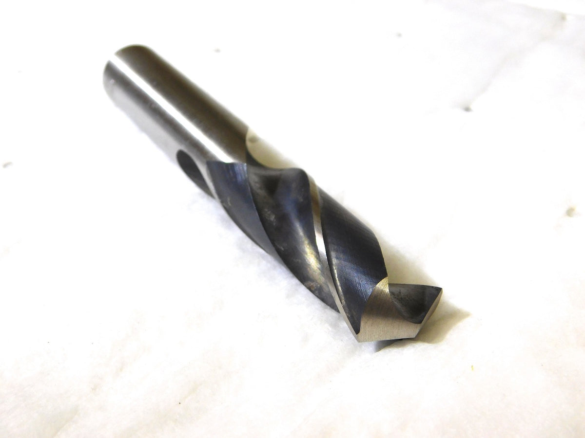 Qualtech HSS Screw Machine Drill Bit 55/64 Straight Shank Spiral Fl 3 LOC 6 L