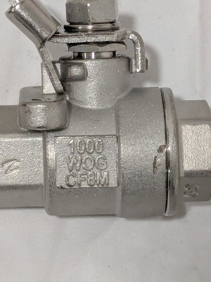 Legend 3/8" Valve Two-Piece Full Flow SS Ball Valve 712