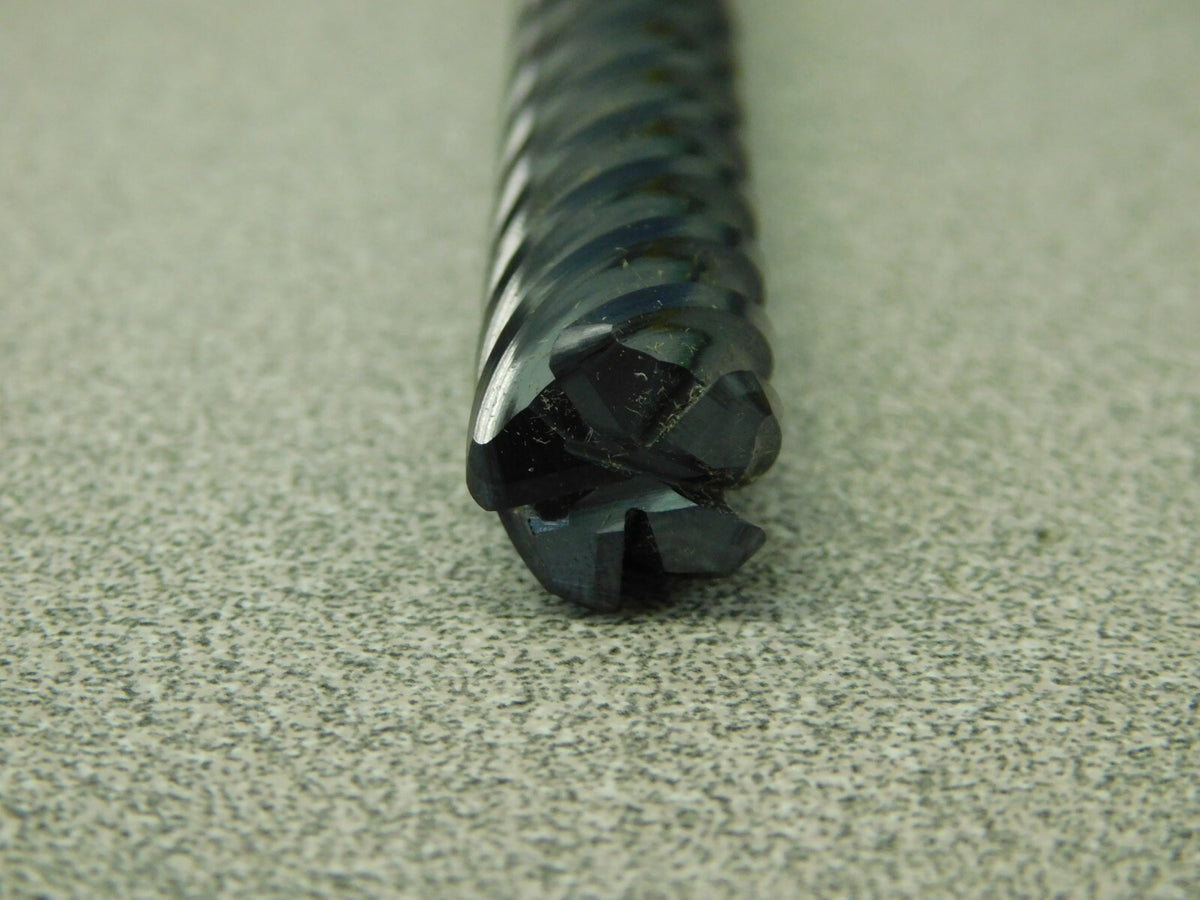 Weldon Spiral Flute Twist Drill 5FL 1/2" Dia 1/2" Shank 2" LOC WM
