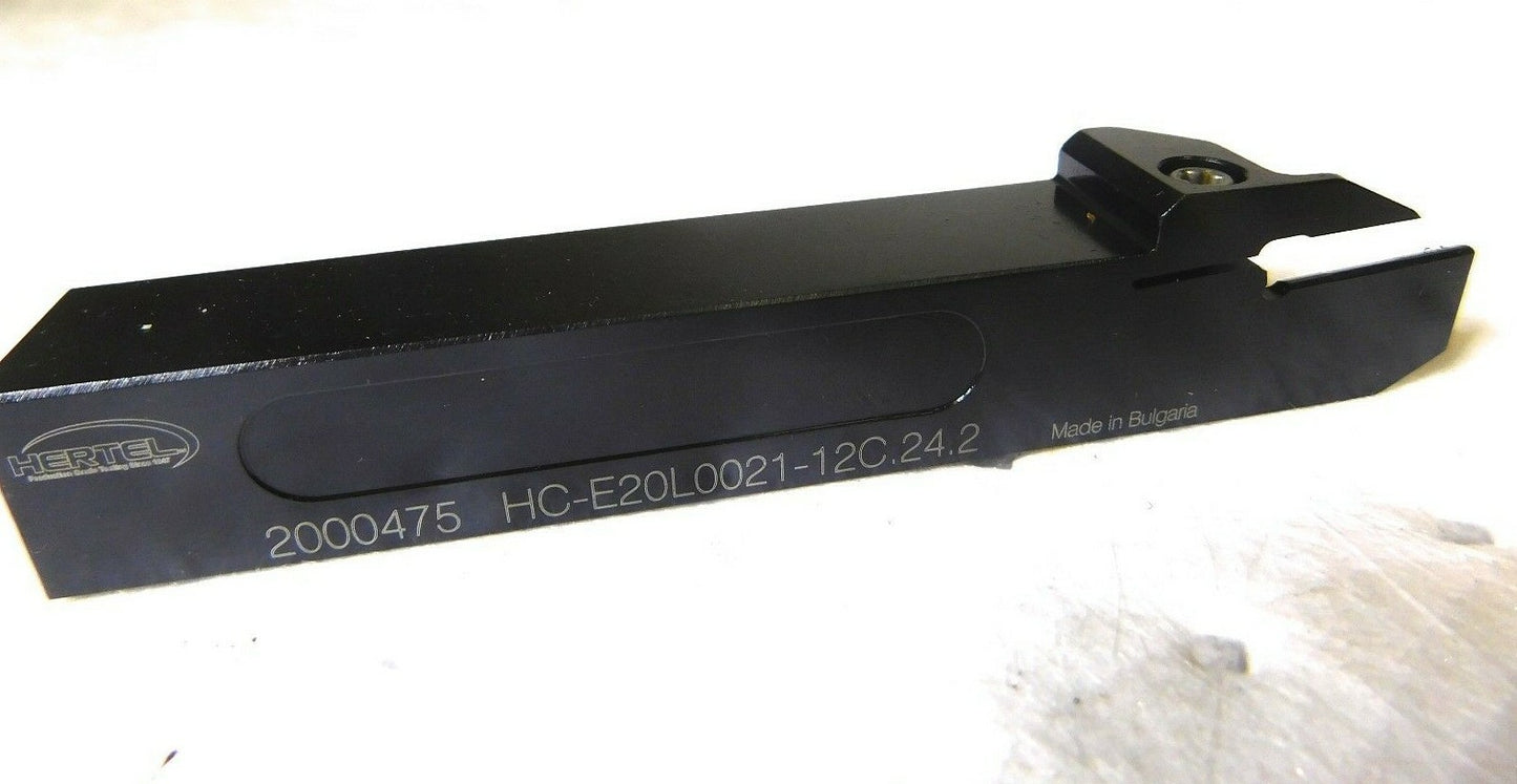 Hertel Indexible Cutoff Toolholder 21mm Max DOC 20mm Shank Dia 4” OAL 2000475