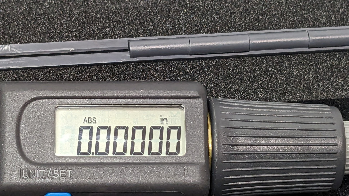 TESA Electronic Outside Micrometer Micromaster IP54 0 to 1.2"/0 to 30mm 06030010