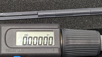 TESA Electronic Outside Micrometer Micromaster IP54 0 to 1.2"/0 to 30mm 06030010