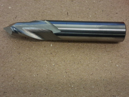 Micro 100 Carbide Drill Mill 2FL 1/2" Dia 1" LOC 90Deg Point DM-500-29