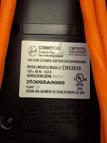 Hoover Single Motor Bagless Lightweight Upright Vacuum Cleaner CH53010