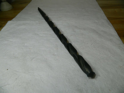 Interstate Black Taper Shank Drill  25/32" x 12" x 18" 2MT HSS 01