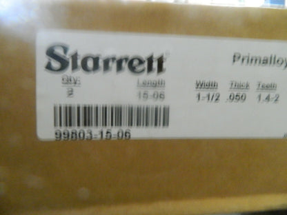 Starrett Welded Band Saw Blade 1.4 to 2.0 TPI 15' 6"x1-1/2"x0.05&