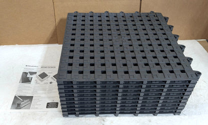 Wearwell Anti-Fatigue Modular Open Grid Mat  Dry/Wet Environment   18"   *10pc*