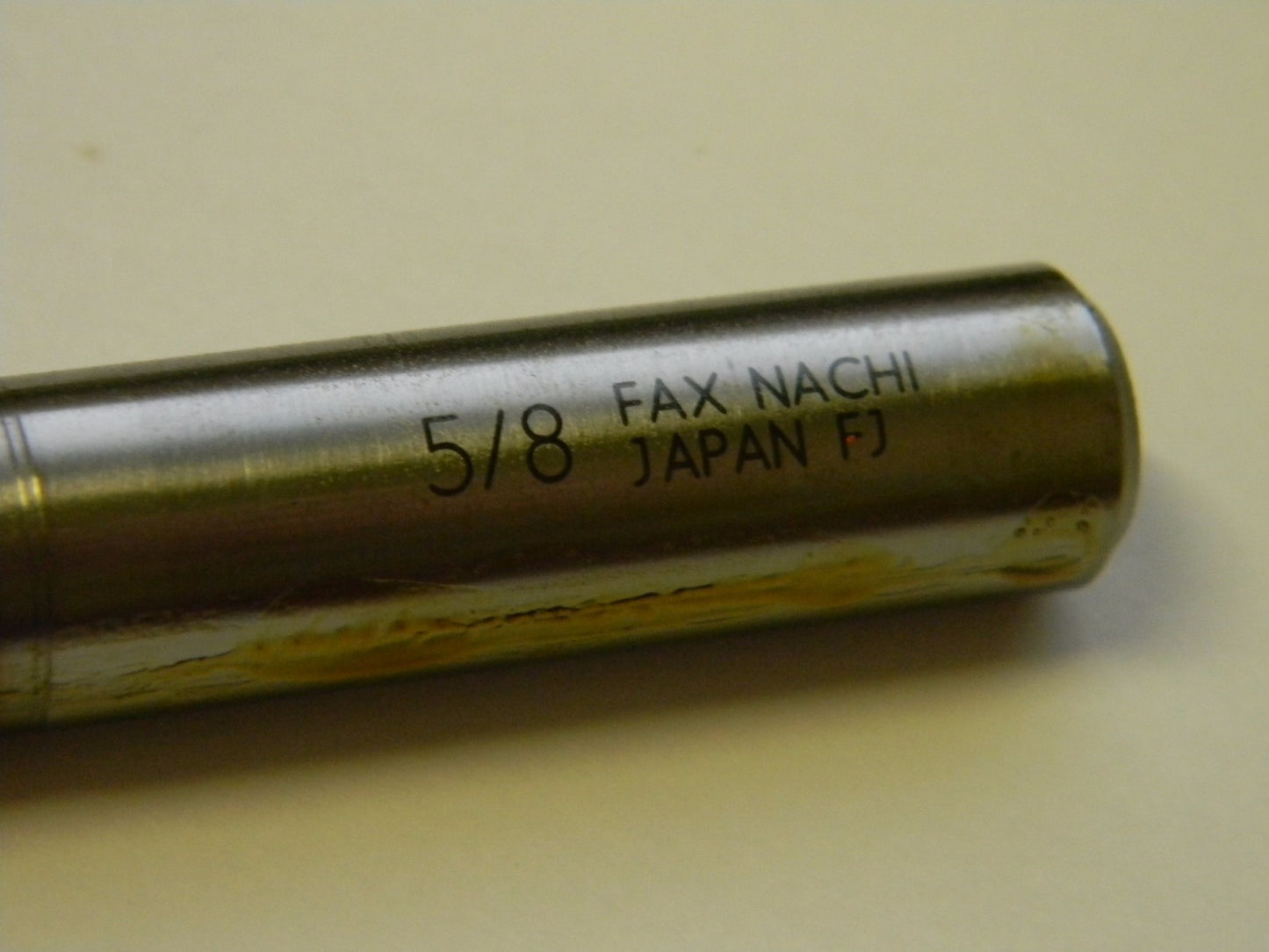 Nachi L7591P 5/8" Oil Hole 5D Fax Straight Shank Powder Metal SG Coated Dri