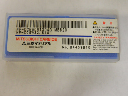 Mitsubishi NP-CCGW32.51G MB820  Carbide Insert QTY 2 155707