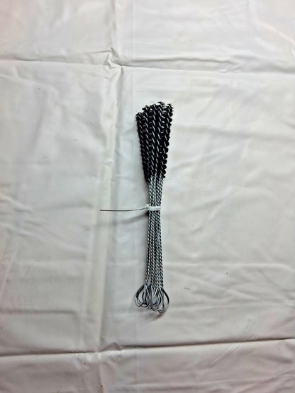 PRO-SOURCE Nylon Bristle Brush QTY12 1/2" Long x 1/16" Dia 05162