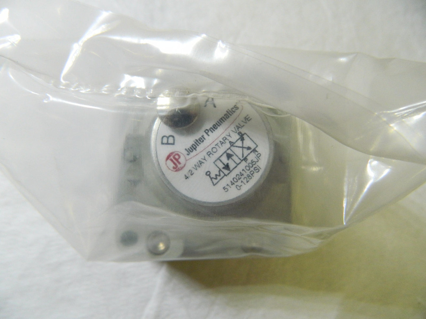 Jupiter Pneumatics 1/2" NPT 4/2 Way Rotary Valve W/I Cock Device 5140241005