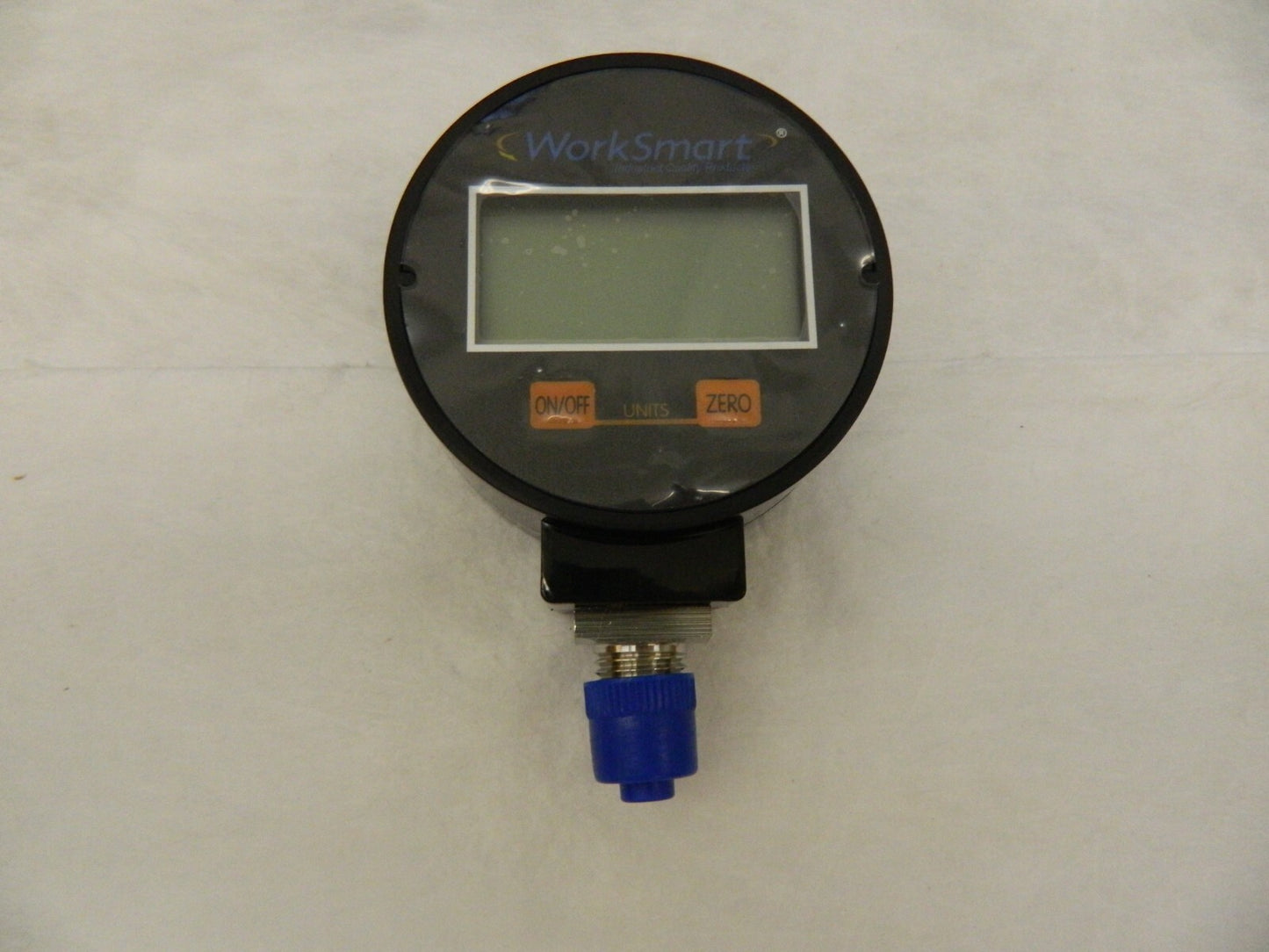WorkSmart Pressure Gauge: 2 1/2 " Dial, 1/4 " Thread, NPT, Lower Moun