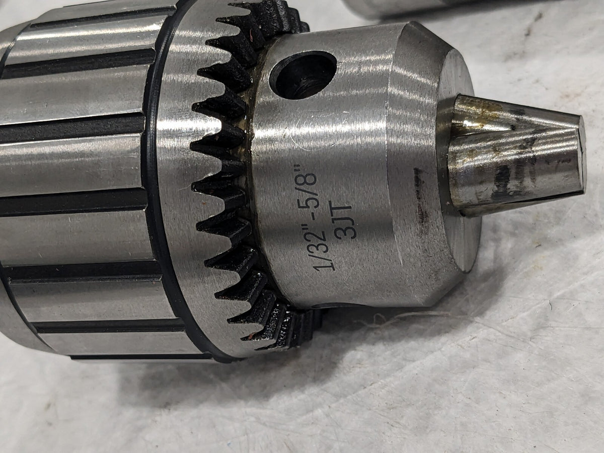 Accupro Drill Chuck: 1/32 to 5/8" Capacity, Tapered Mount, JT3 51233542