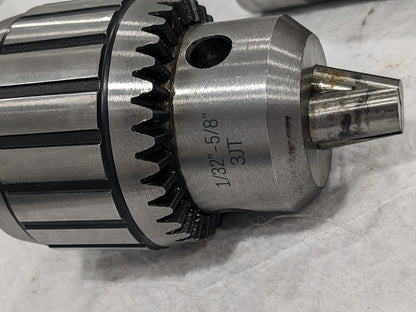 Accupro Drill Chuck: 1/32 to 5/8" Capacity, Tapered Mount, JT3 51233542