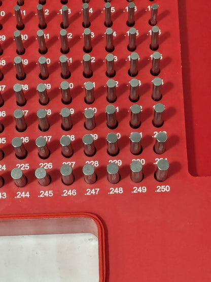 MHC 190 Pc Class ZZ Plug Gage Set: 0.061 to 0.25" Range 616-81116