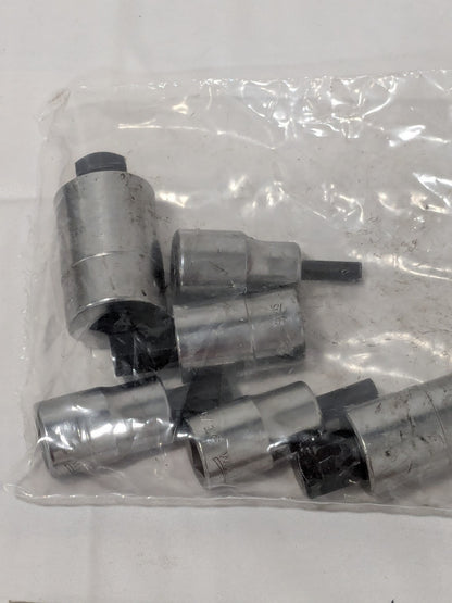 Williams Socket Set: 6 Pc, 1/2" Drive 12 Point, Chrome WWSSS-6RC