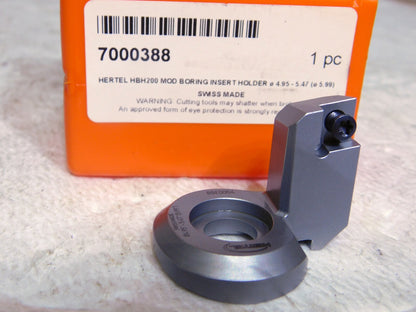 Hertel Modular Boring Insert Holder 4.95 to 5.47 Bore Diameter 7000388