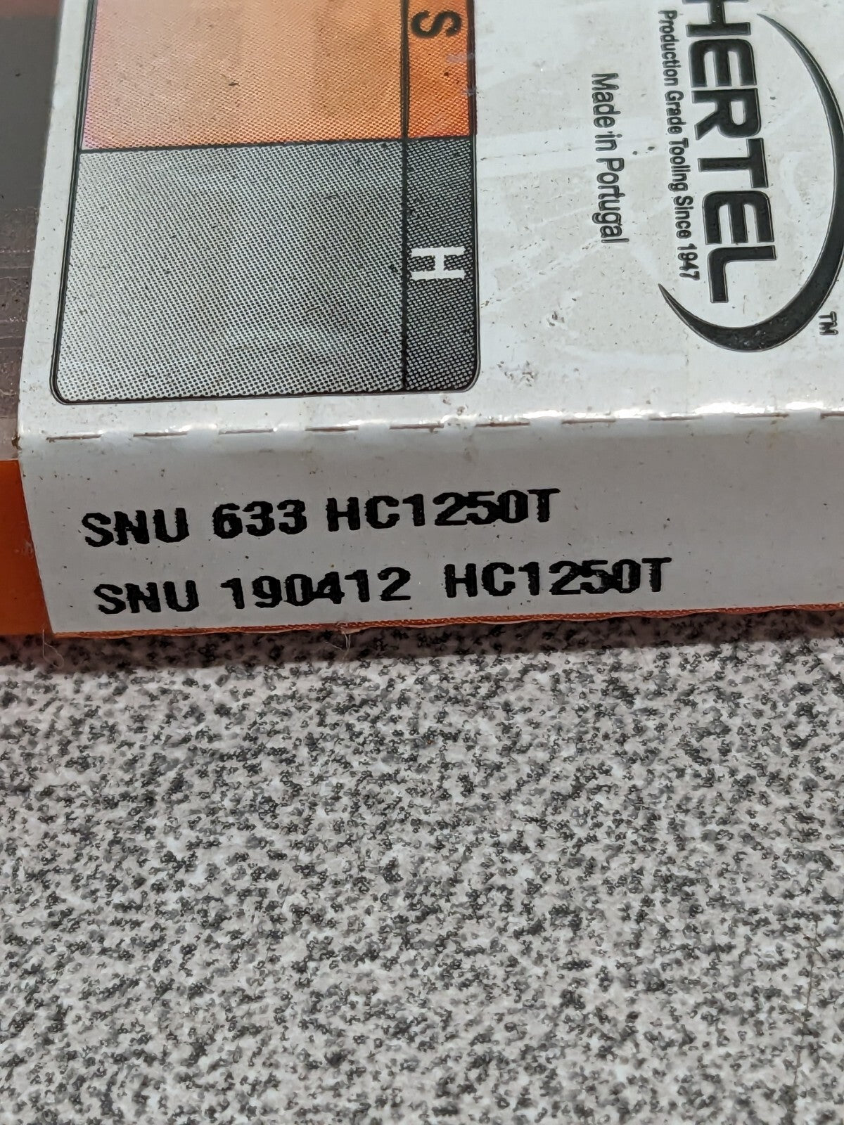HERTEL Turning Insert: SNU633 HC1250T, Solid Carbide Qty 10 42801530