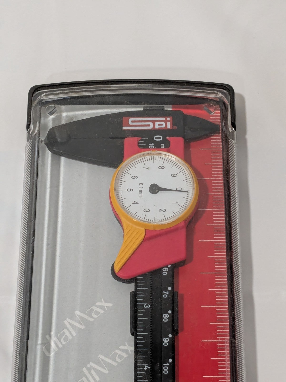 SPI Dial Caliper: 150.00 mm, 0.10 mm Graduation, Super Polymid Jaws 31-415-3
