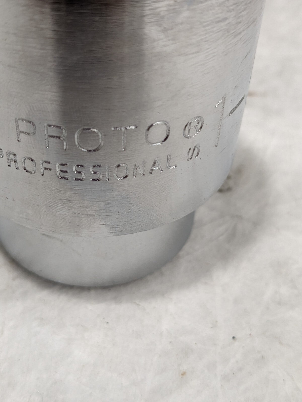 PROTO Hand Socket: 1-5/8" Socket, 12-Point Chrome-Plated J5552